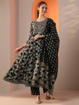 LIBAS Women Kurta Pant Dupatta Set