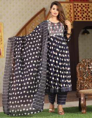 Arangetram Women Kurta Pant Dupatta Set