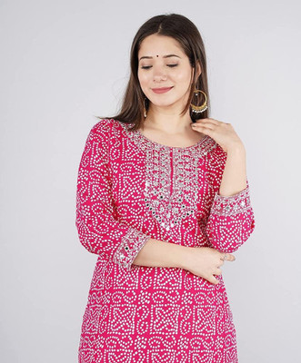 FASHION STATION Women Kurta Pant Set