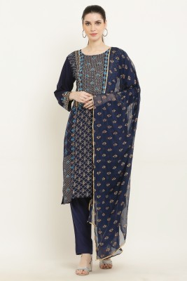 ZENIF Women Kurta Pant Dupatta Set