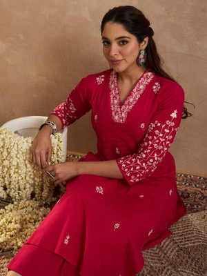 Indo Era Women Kurta Pant Set
