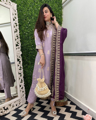 Gosriki Women Kurta Pant Dupatta Set