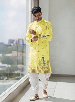 TRUST OUS Men Kurta Dhoti Set