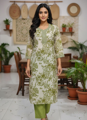 ZAYRAHETHNIK Women Kurti Pant Set