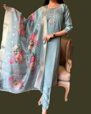 RUTSH CREATION Women Kurta Pant Dupatta Set