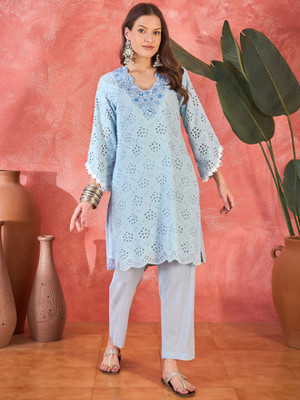 Sri Balaji Collections Women Ethnic Top Pant Set