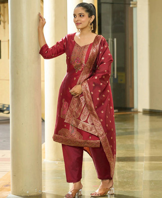 Moda Rapido Women Kurti Pant Dupatta Set