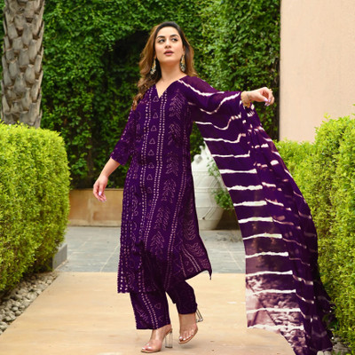 Gosriki Women Kurta Pant Dupatta Set
