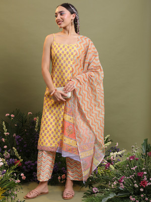 Vishudh Women Palazzo Dupatta Set