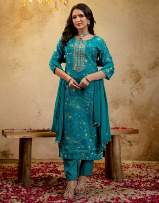 Divastri Women Kurta Pant Dupatta Set