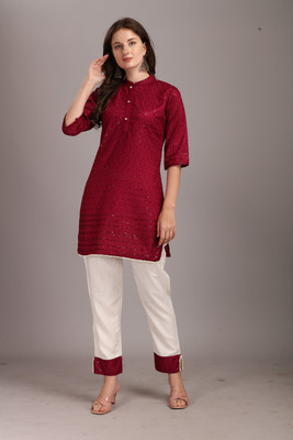 GUFRINA Women Kurta Pant Set
