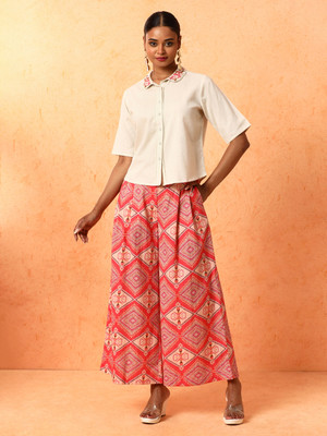 Jaipur Kurti Top Palazzos Co-ords Set