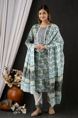 ROBOLOX Women Kurta Pant Dupatta Set