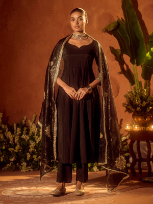 FIORRA Women Kurta Pant Dupatta Set