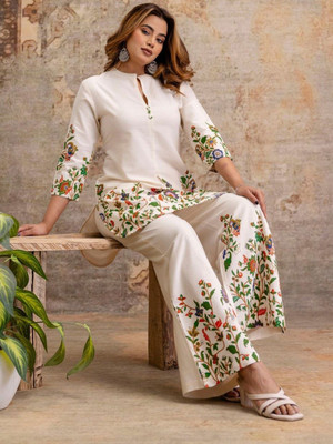 Sarpish Women Kurta Palazzo Set