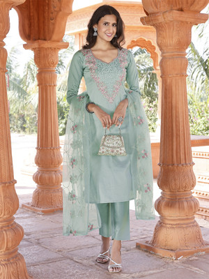 Tikhi Imli Women Kurta Pant Dupatta Set