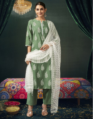 Skylee Women Kurta Pant Dupatta Set