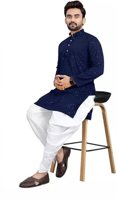 Metro Traders Men Kurta Dhoti Set