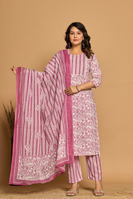 AABHARAN COLLECTIONS Women Kurti Pant Dupatta Set