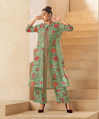 DRESOUL Women Kurti Palazzo Set