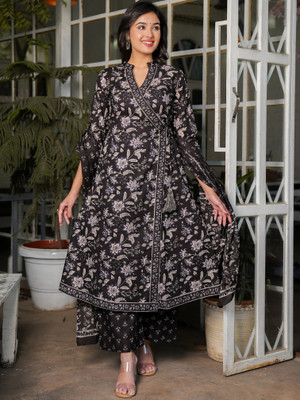 VBUYZ Women Kurta Palazzo Dupatta Set
