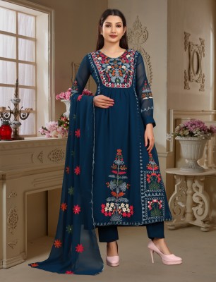 shankhpushpi Women Kurta Pant Dupatta Set