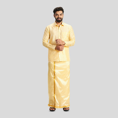 Uathayam Men Shirt Dhoti Set