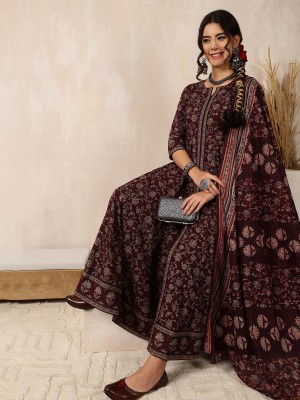 Gulmohar Jaipur Women Kurta Palazzo Dupatta Set