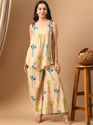 Bhagyesh Fashion Top Palazzos Western Set