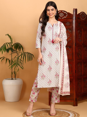 AHIKA Women Kurta Pant Dupatta Set