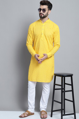 JS COLLECTION Men Kurta Churidar Set