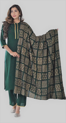 KALRAV Women Kurta Palazzo Set