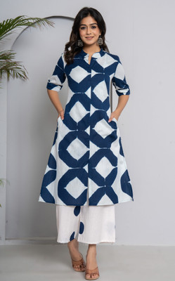 Jaipuri Bunaai Women Kurta Pant Set