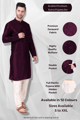 Koshin Men Kurta Pyjama Set