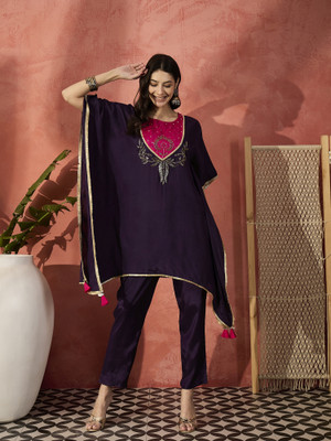 Sangria Women Kaftan Pant Set