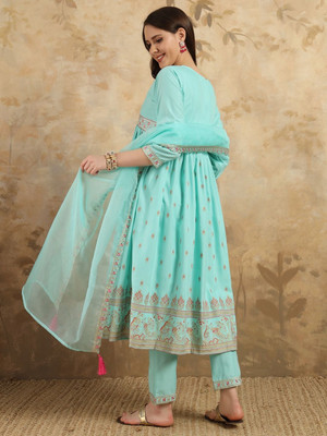 Kazzo Lifestyle Women Kurti Pant Dupatta Set