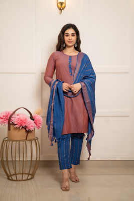 Andheriyas Textiles Women Kurta Pant Dupatta Set