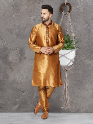 SKAVIJ Men Kurta Pyjama Set