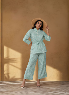 Heni fashion Shirt Palazzos Co-ords Set