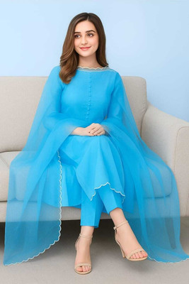 Rifashionv Women Kurta Pant Dupatta Set