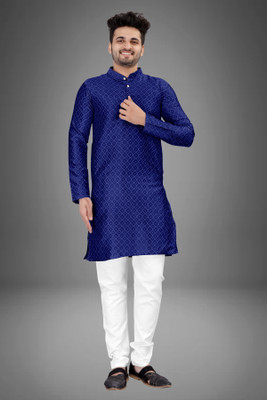 TRUST OUS Men Kurta Churidar Set