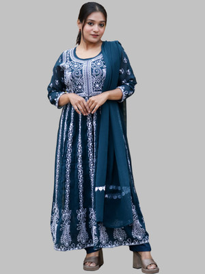 Youthnic Women Kurta Pant Attached Dupatta Set