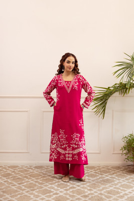 Nehamta Women Kurta Palazzo Set