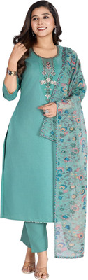 RAS RANI Women Kurta Pant Dupatta Set