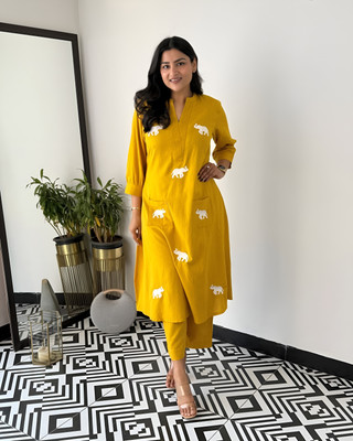 ANIRAV Women Kurta Pant Set