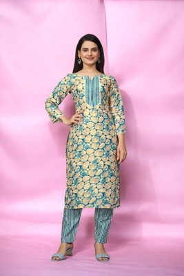 Jiyan Creations Women Kurta Pyjama Set