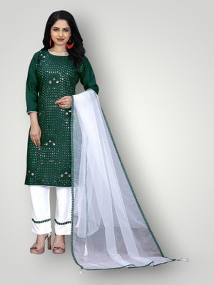 HOC's Women Kurta Palazzo Dupatta Set