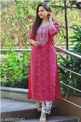 New Fashionn Women Kurta Pant Set