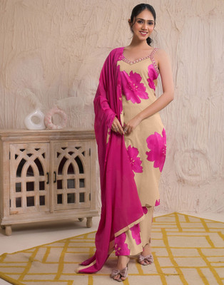 Divastri Women Kurta Pant Dupatta Set