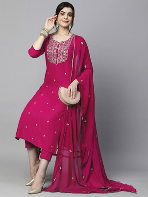 Shree Ramkrishna Fab Women Kurta Pant Dupatta Set